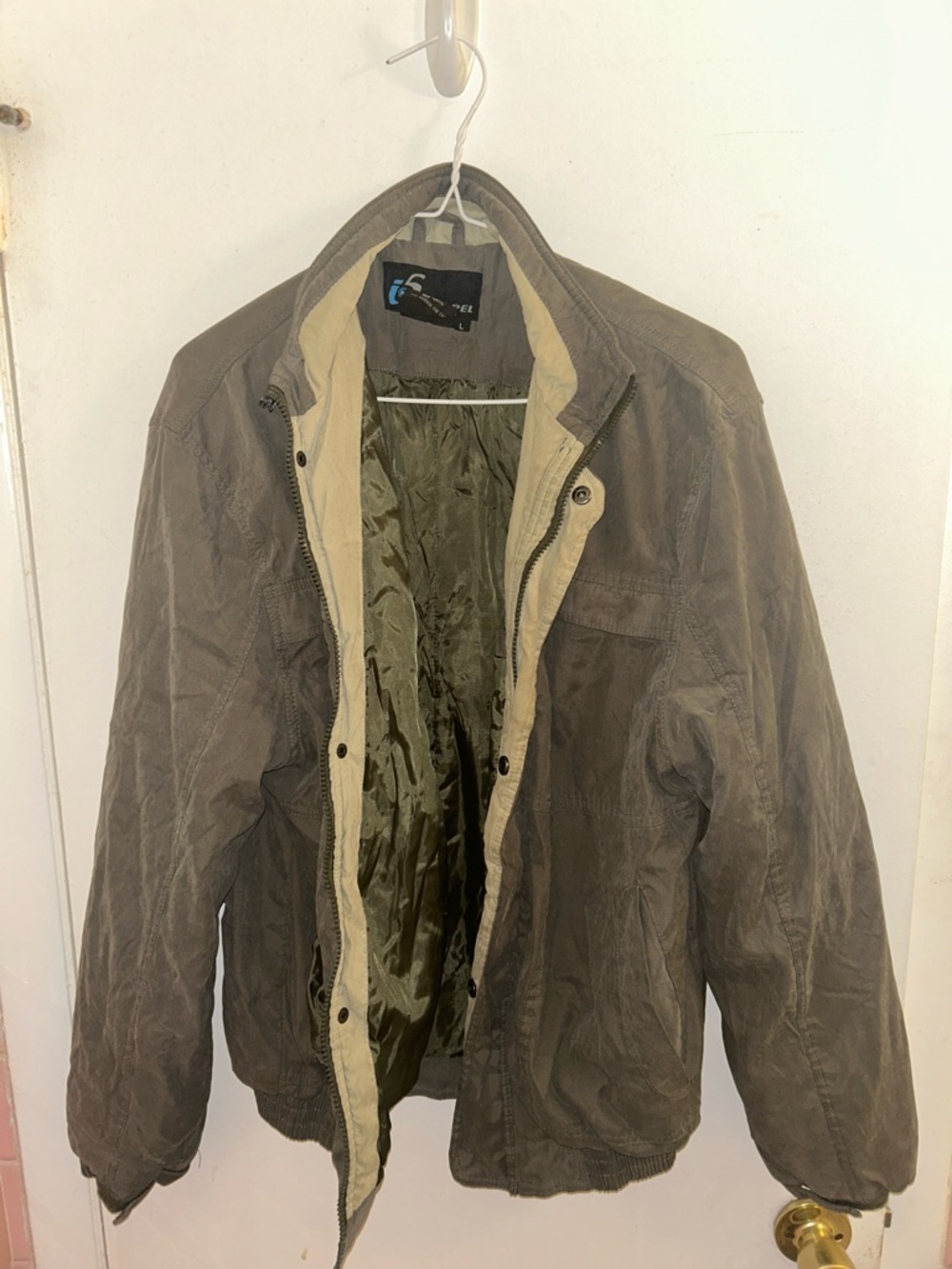 Men's Olive Green Bomber Jacket